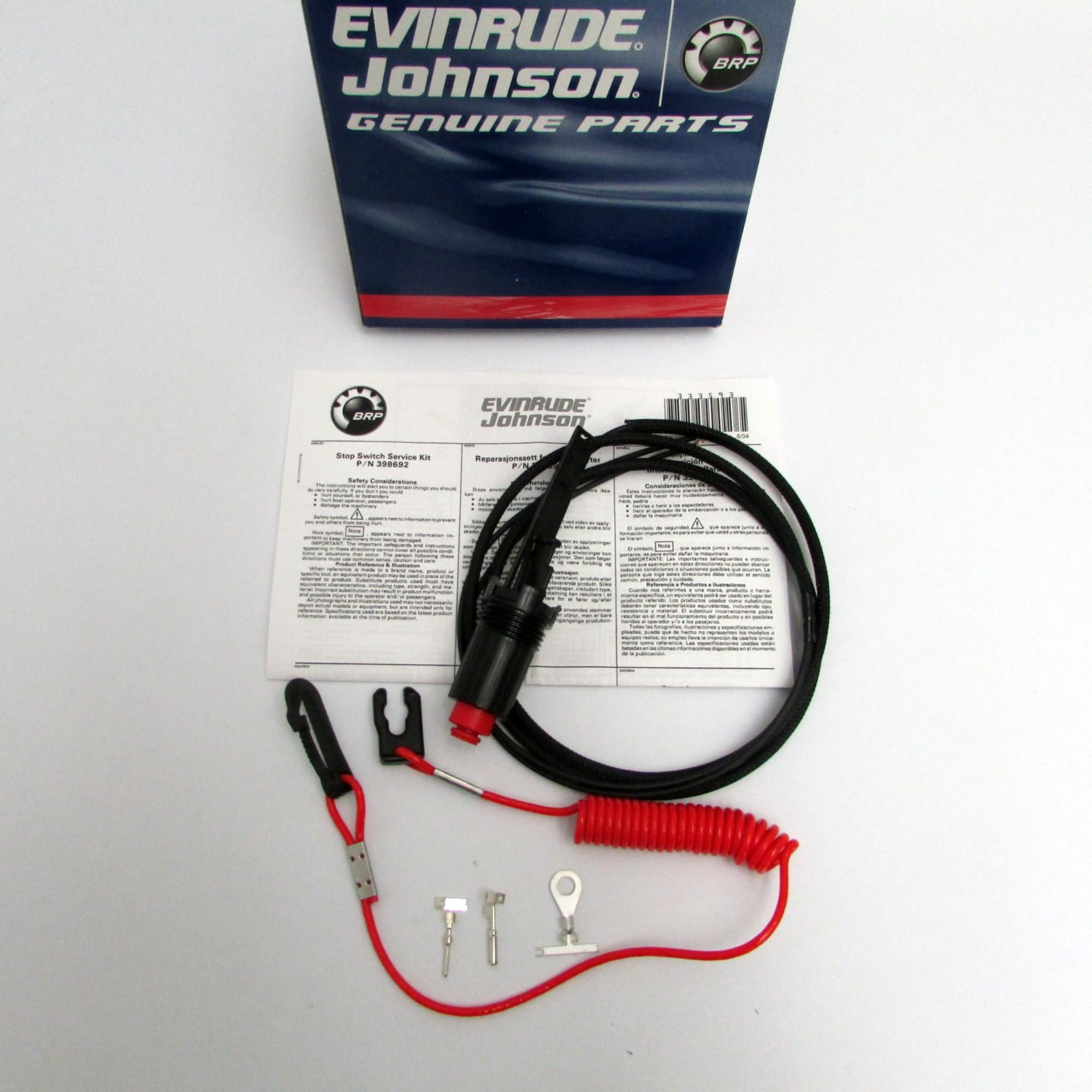 WANTKEYシェラ＋MIL GRIP(H&O) Amazon.com: Evinrude Johnson/OMC OEM Tiller Handle Stop Kill